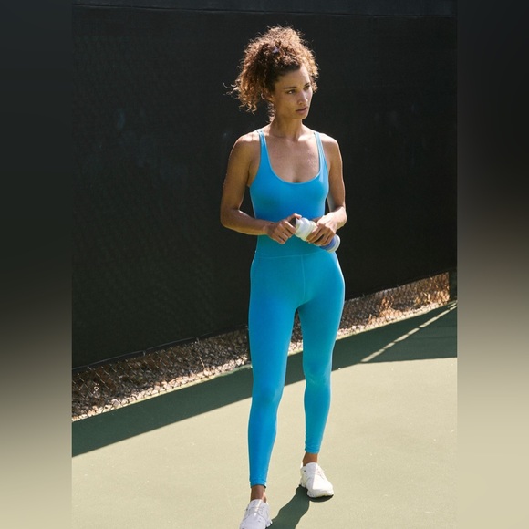 SOLD! Free People Good Karma Onesie | BLUE RIVER - Picture 2 of 8